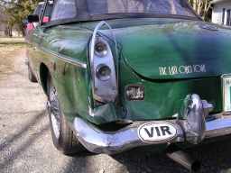 This corner has see it's share of action Crunched LR corner